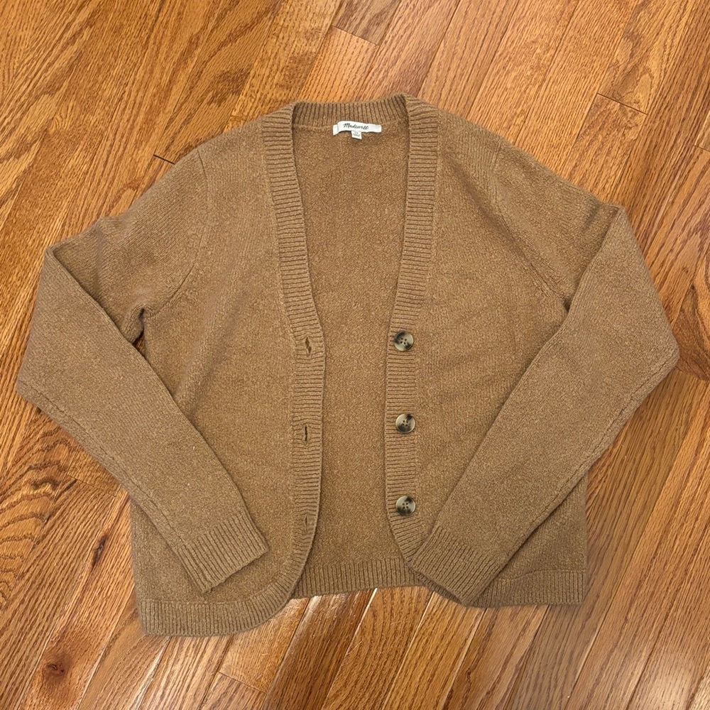 Madewell Brown Cardigan Sweater